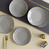 Grey Marble Ceramic Dinner Set - 12 pieces ( 6 Plates + 6 Bowls ) - The Earth Store - Dinnerware